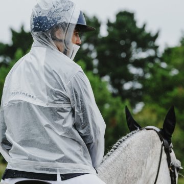 Vêtements de pluie Blouson imperméable transparent