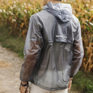 Vêtements de pluie Blouson imperméable transparent