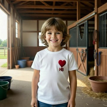 Tee-shirts Tee-shirt - Coeur White