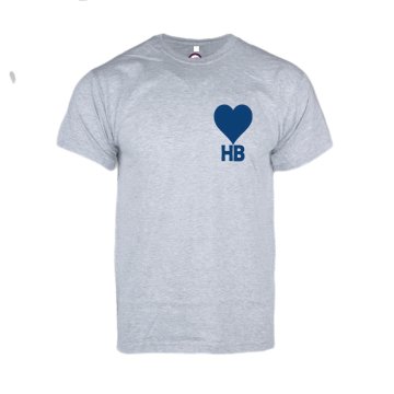 Tee-shirts Tee-shirt - Coeur Grey