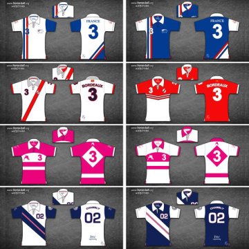 Polos Maillots de match 100% coton