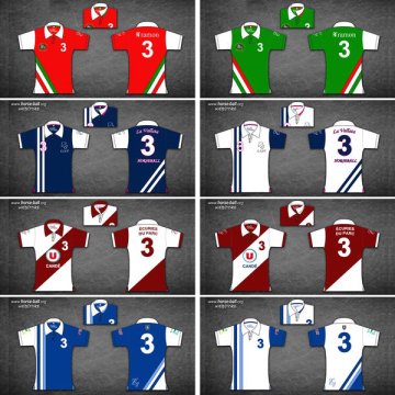 Polos Maillots de match 100% coton